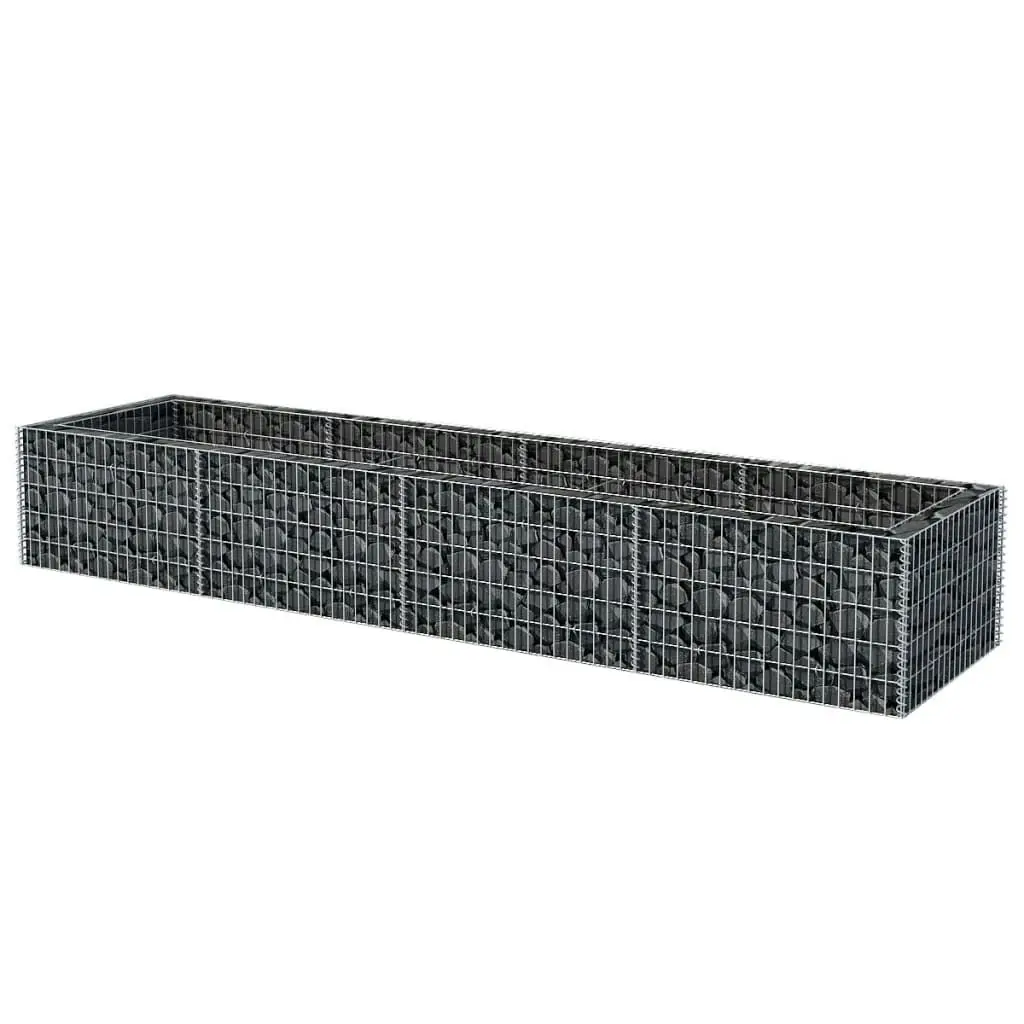 Gabion Raised Bed Steel 360x90x50 cm 142555