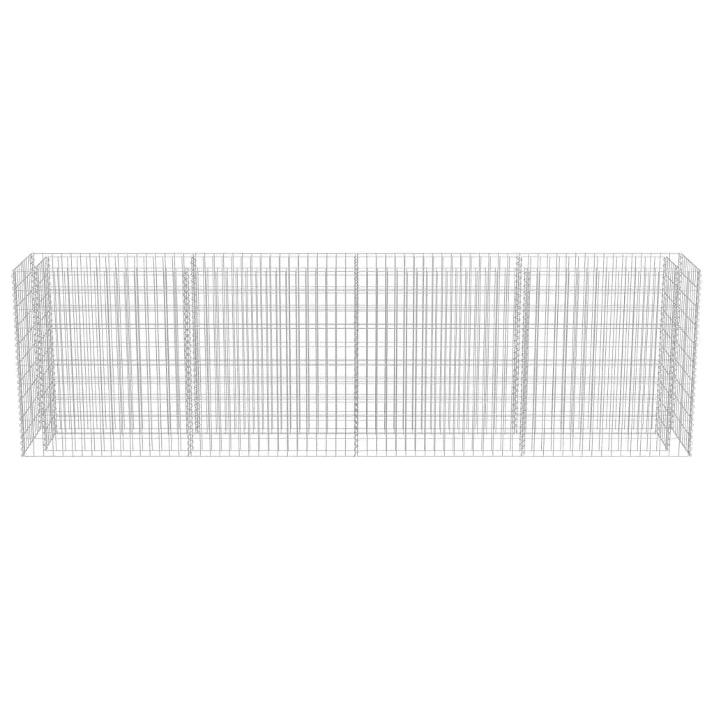 Gabion Raised Bed Galvanised Steel 360x50x100 cm 143560