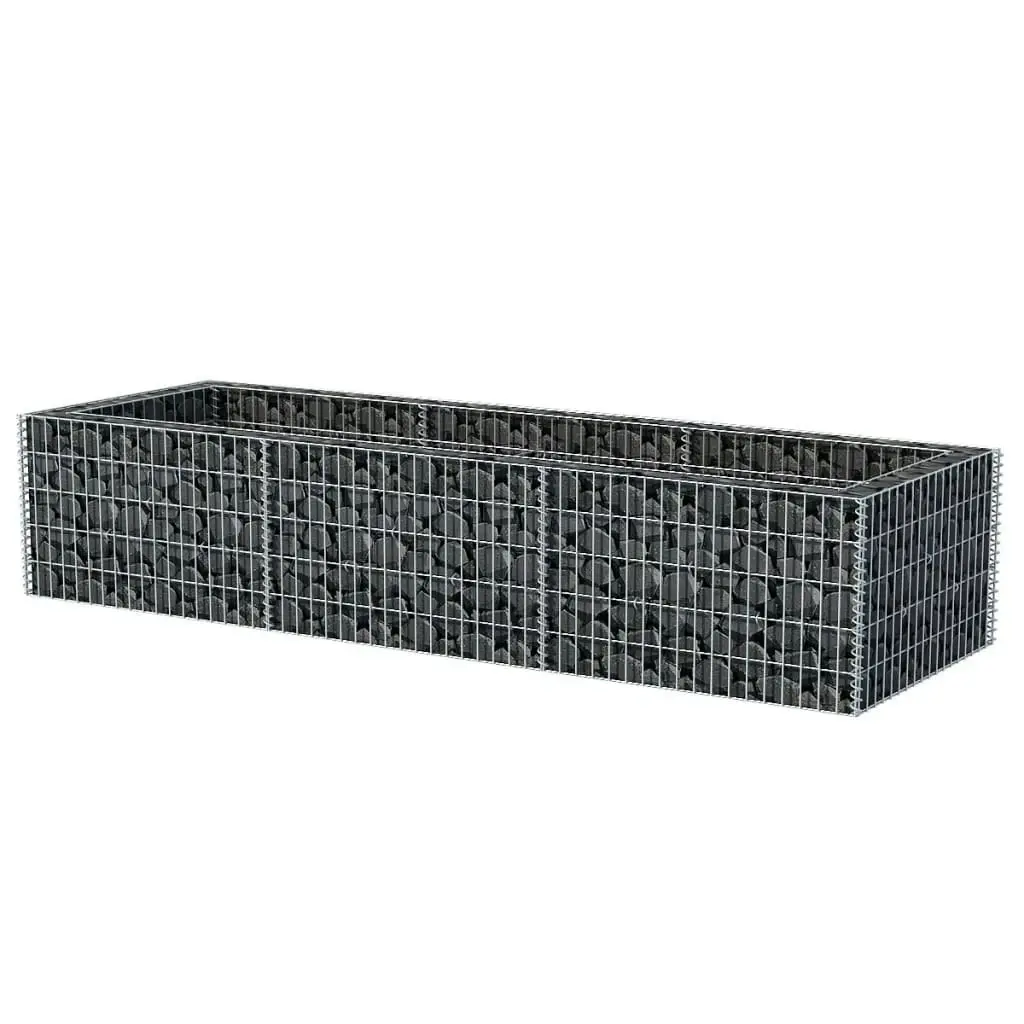 Gabion Raised Bed Steel 270x90x50 cm 142556