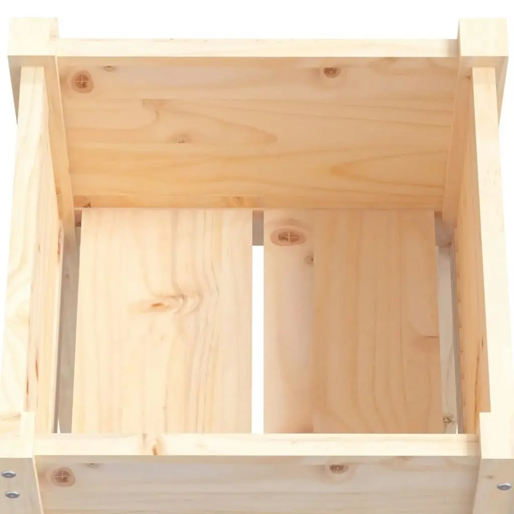 Garden Planter 40x40x70 cm Solid Pinewood 810789