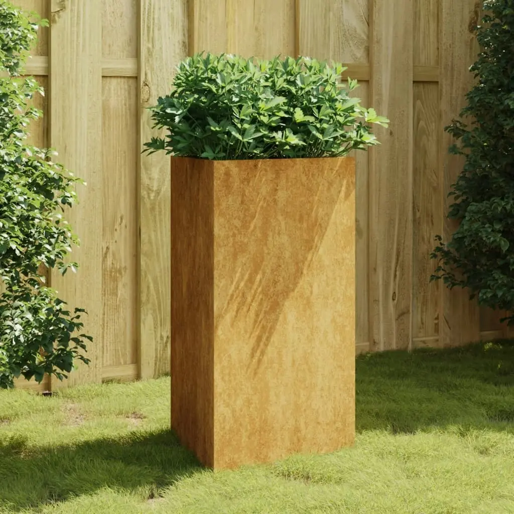 Garden Planter 50x43x75 cm Corten Steel 824547