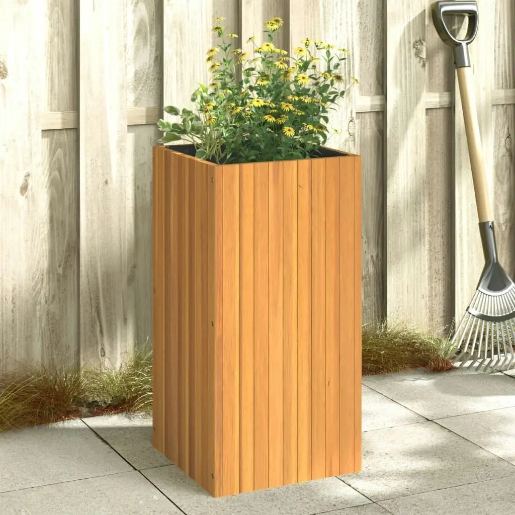 Garden Planter 45x45x90 cm Solid Wood Acacia 366504