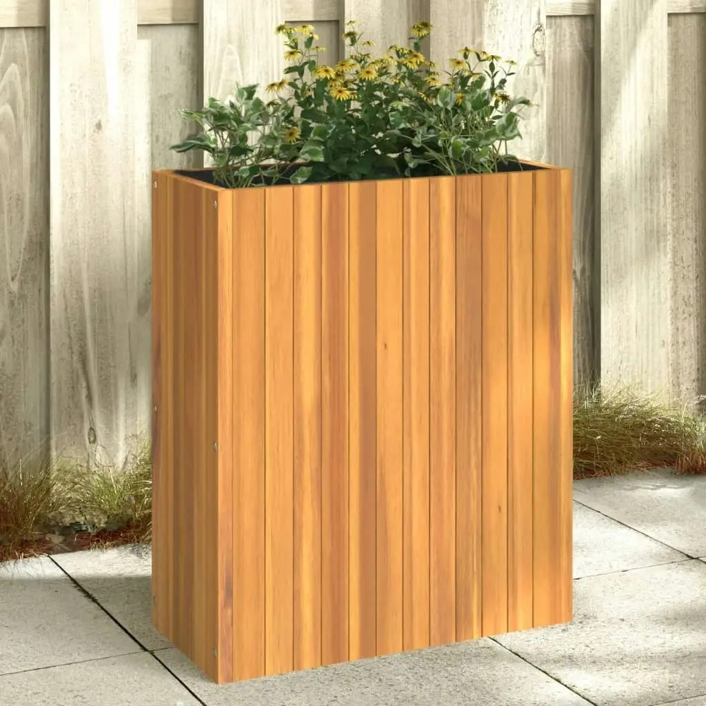 Garden Planter 59x27.5x70 cm Solid Wood Acacia 366506