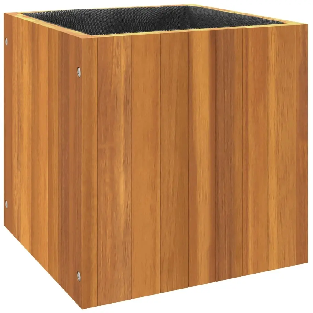 Garden Planter 35x35x35 cm Solid Wood Acacia 366501