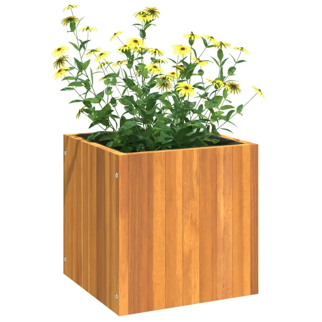 Garden Planter 35x35x35 cm Solid Wood Acacia 366501