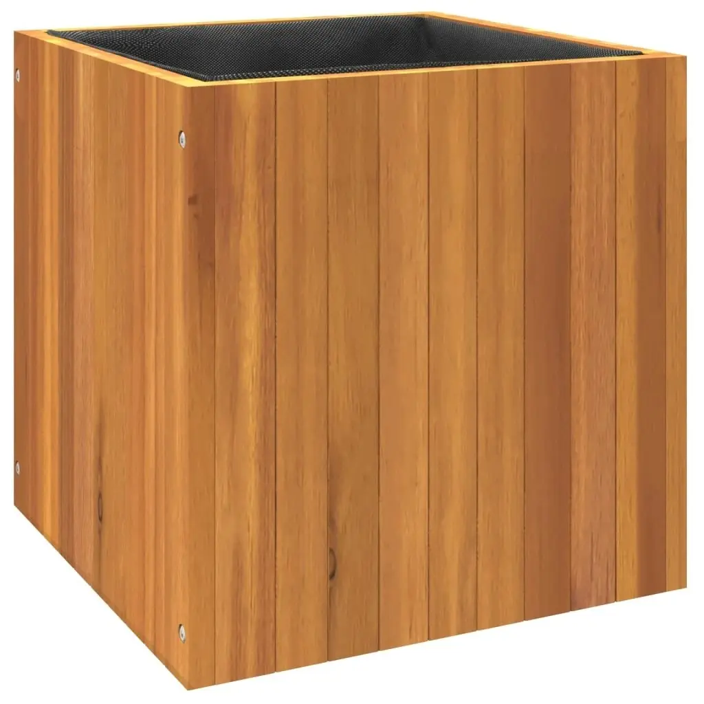 Garden Planter 45x45x45 cm Solid Wood Acacia 366502