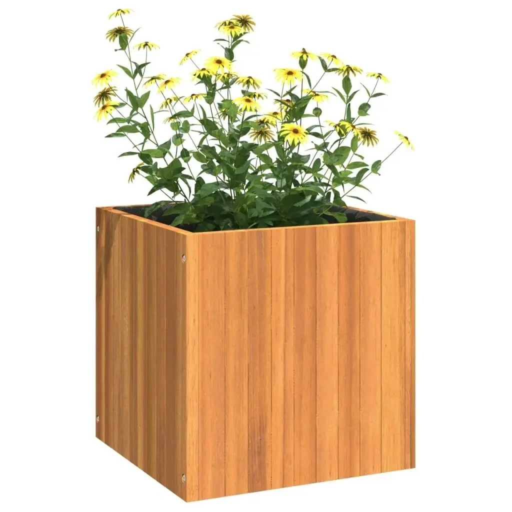 Garden Planter 45x45x45 cm Solid Wood Acacia 366502