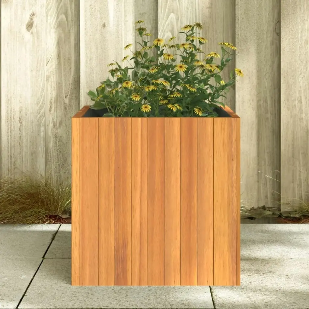 Garden Planter 45x45x45 cm Solid Wood Acacia 366502