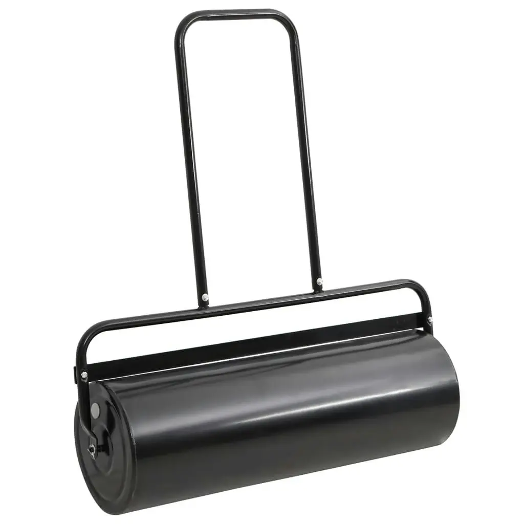 Garden Lawn Roller with Aerator Clamps Black 63 L Iron and Steel 3308006