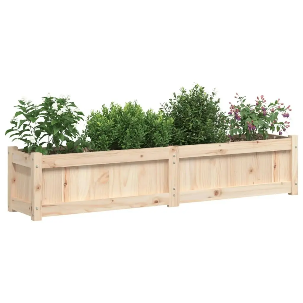 Garden Planter 150x31x31 cm Solid Wood Pine 837474