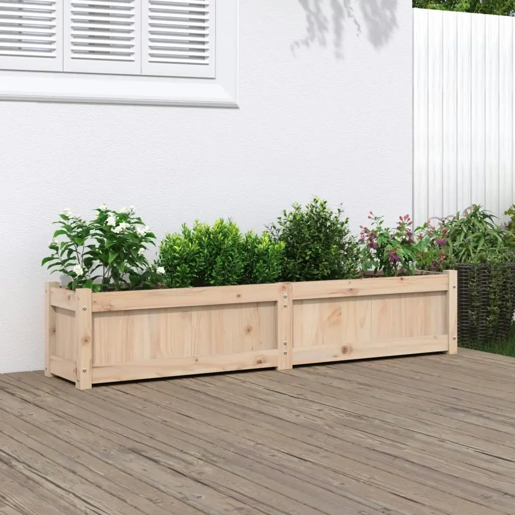 Garden Planter 150x31x31 cm Solid Wood Pine 837474