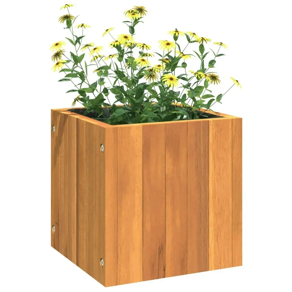 Garden Planter 25x25x25 cm Solid Wood Acacia 366500