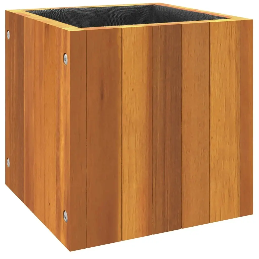 Garden Planter 25x25x25 cm Solid Wood Acacia 366500