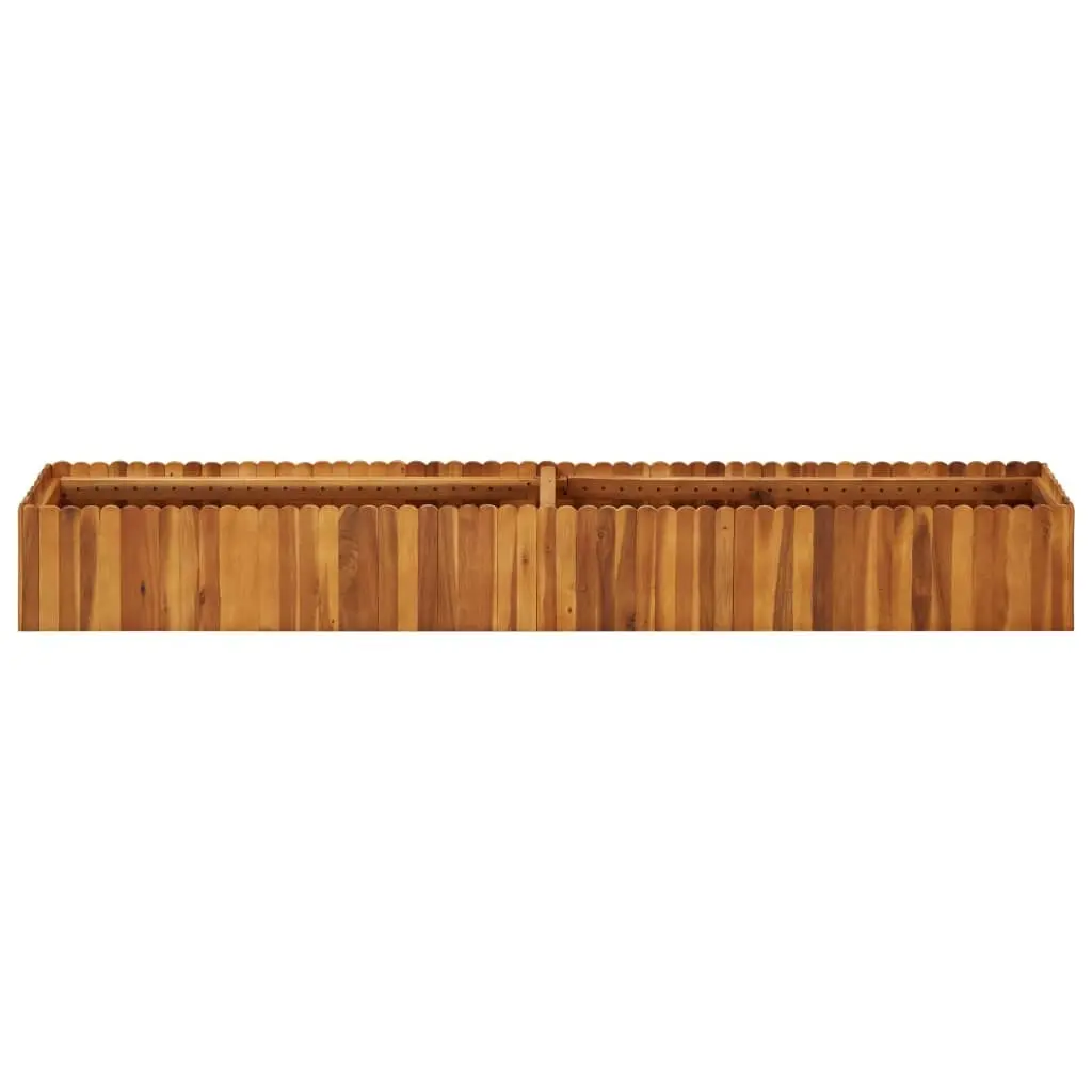 Garden Raised Bed 200x30x25 cm Solid Acacia Wood 45920