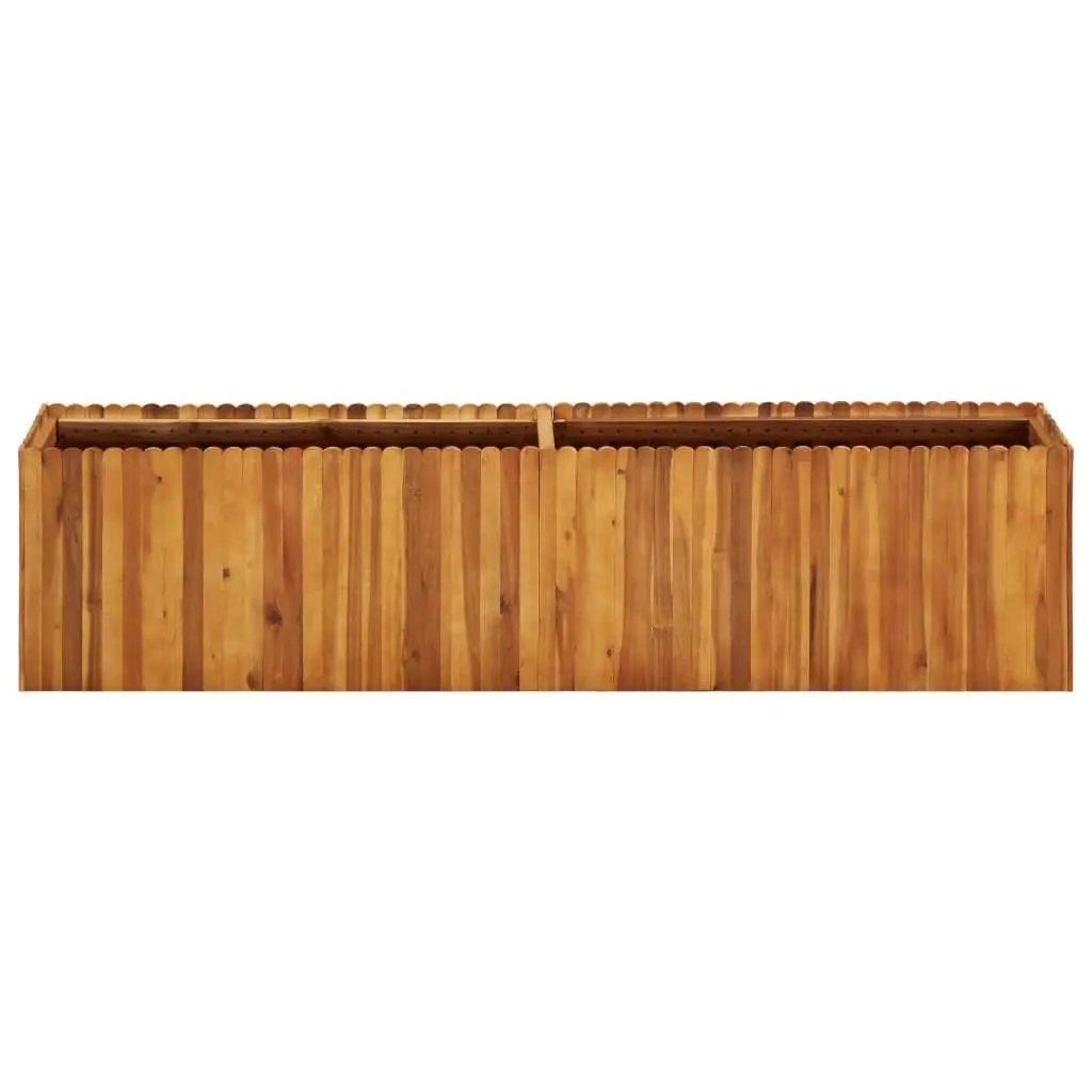 Garden Raised Bed 200x30x50 cm Solid Acacia Wood 45926