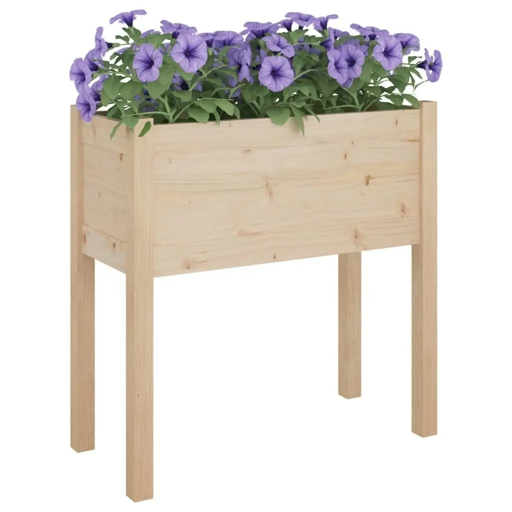 Garden Planters 2 pcs 70x31x70 cm Solid Pinewood 810820