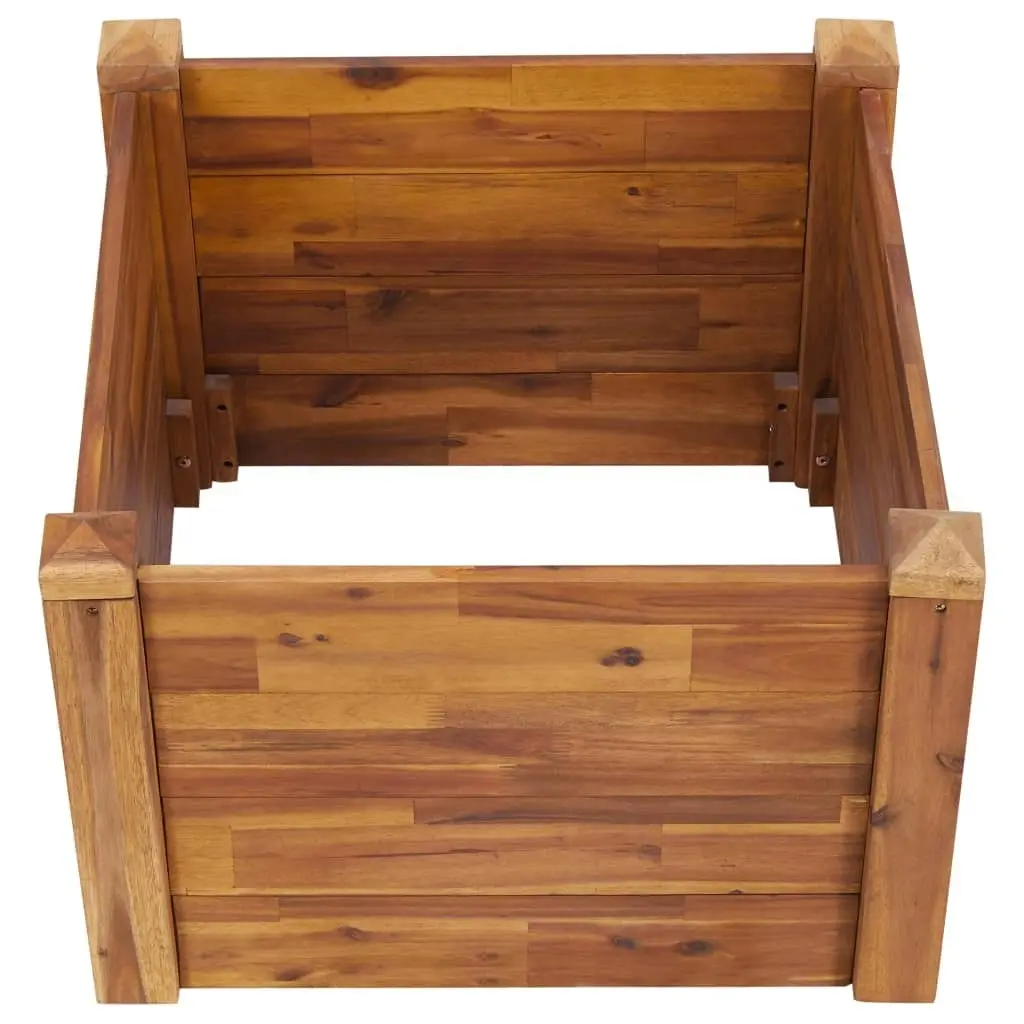 Garden Raised Bed 60x60x44 cm Solid Acacia Wood 46576