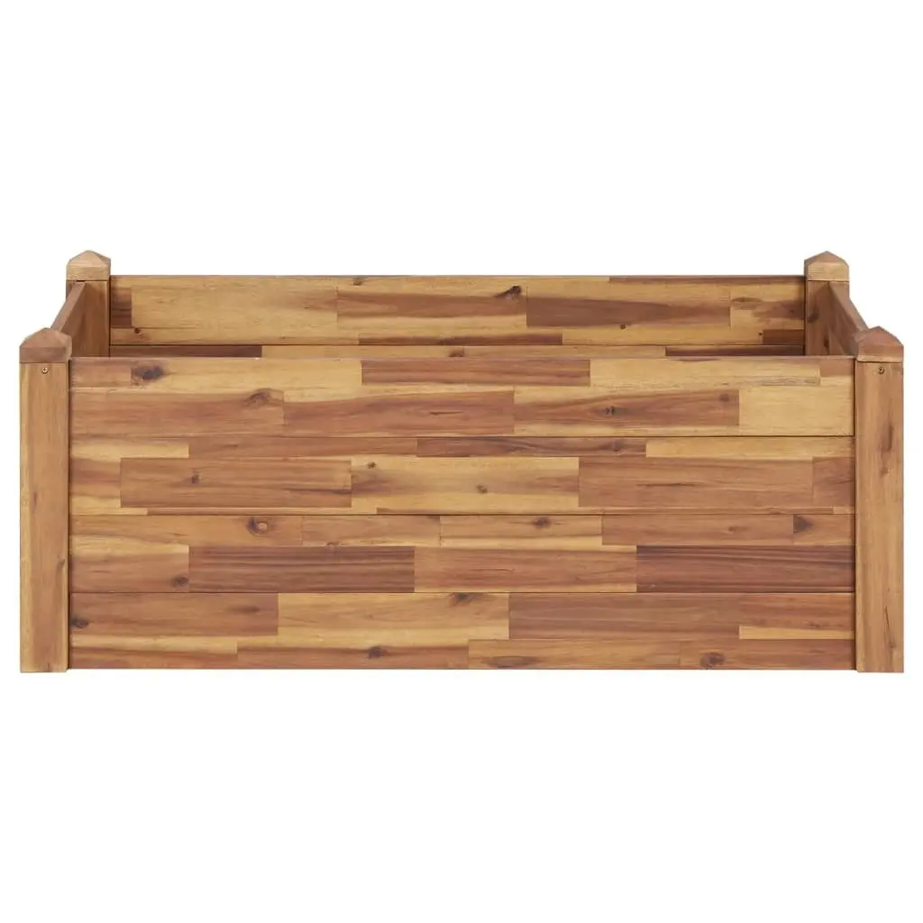 Garden Raised Bed 110x60x44 cm Solid Acacia Wood 46578