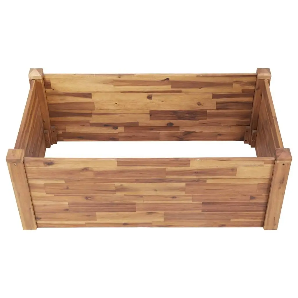 Garden Raised Bed 110x60x44 cm Solid Acacia Wood 46578