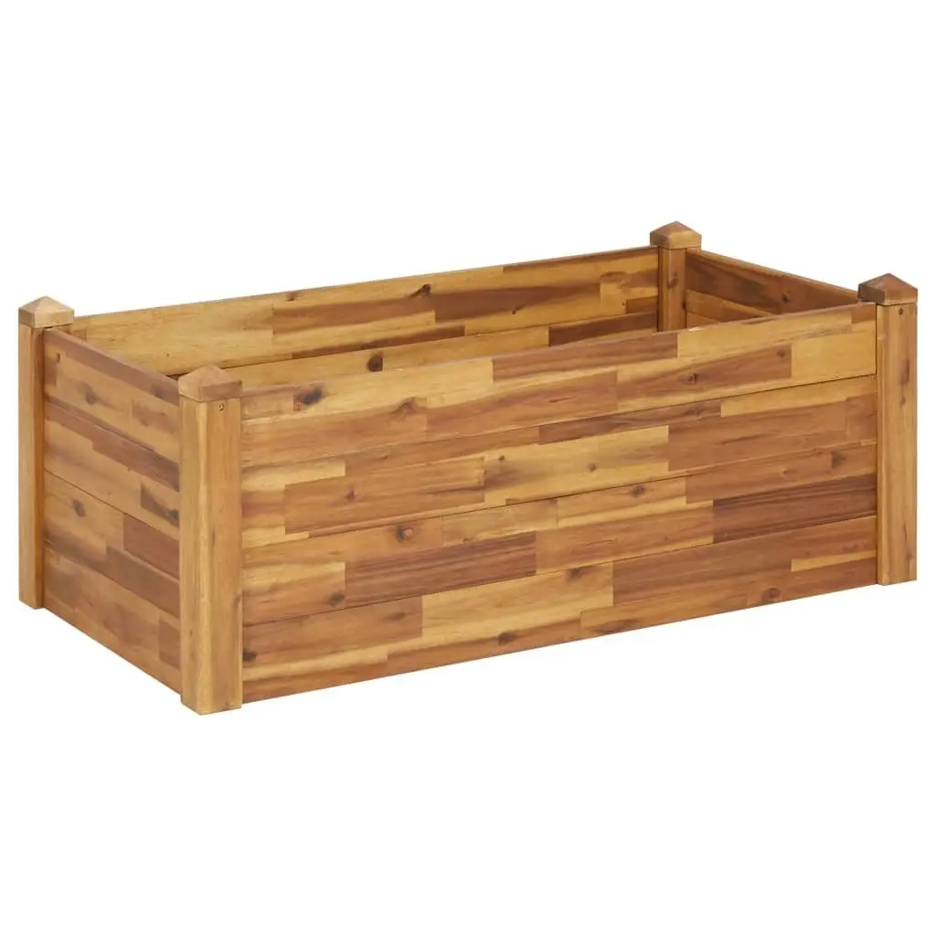 Garden Raised Bed 110x60x44 cm Solid Acacia Wood 46578