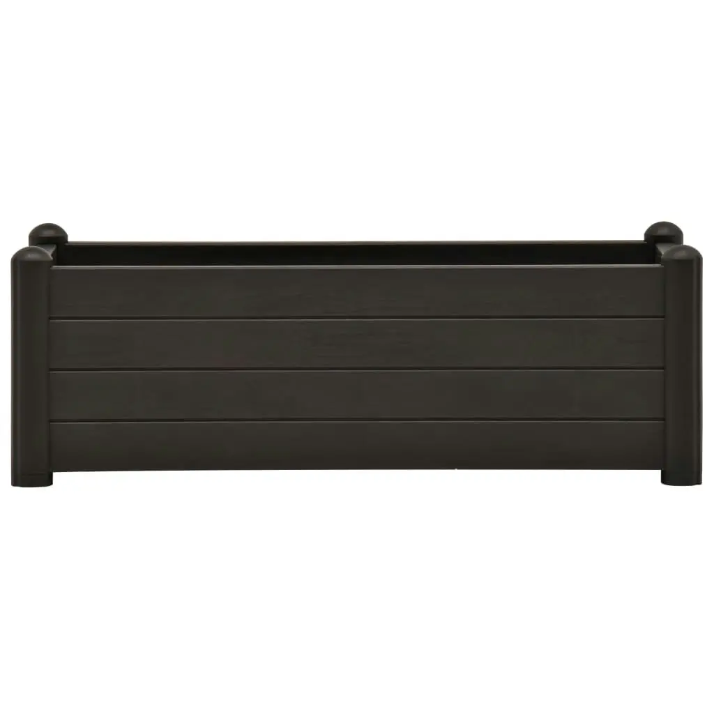 Garden Raised Bed PP Anthracite 100x43x35 cm 313977