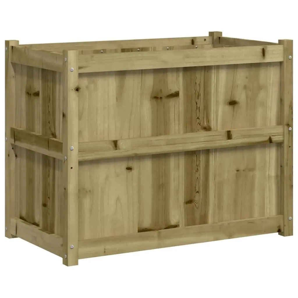 Garden Planter 90x50x70 cm Impregnated Wood Pine 837473