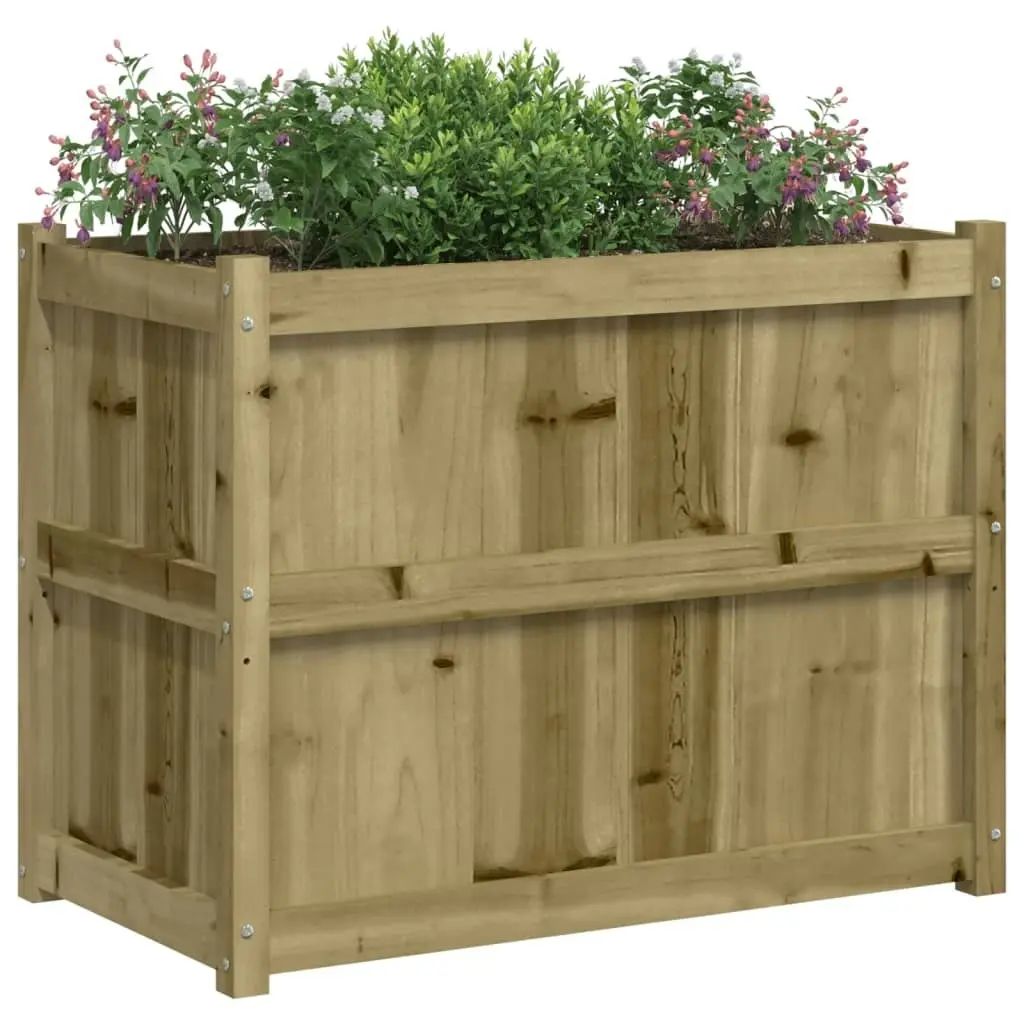 Garden Planter 90x50x70 cm Impregnated Wood Pine 837473