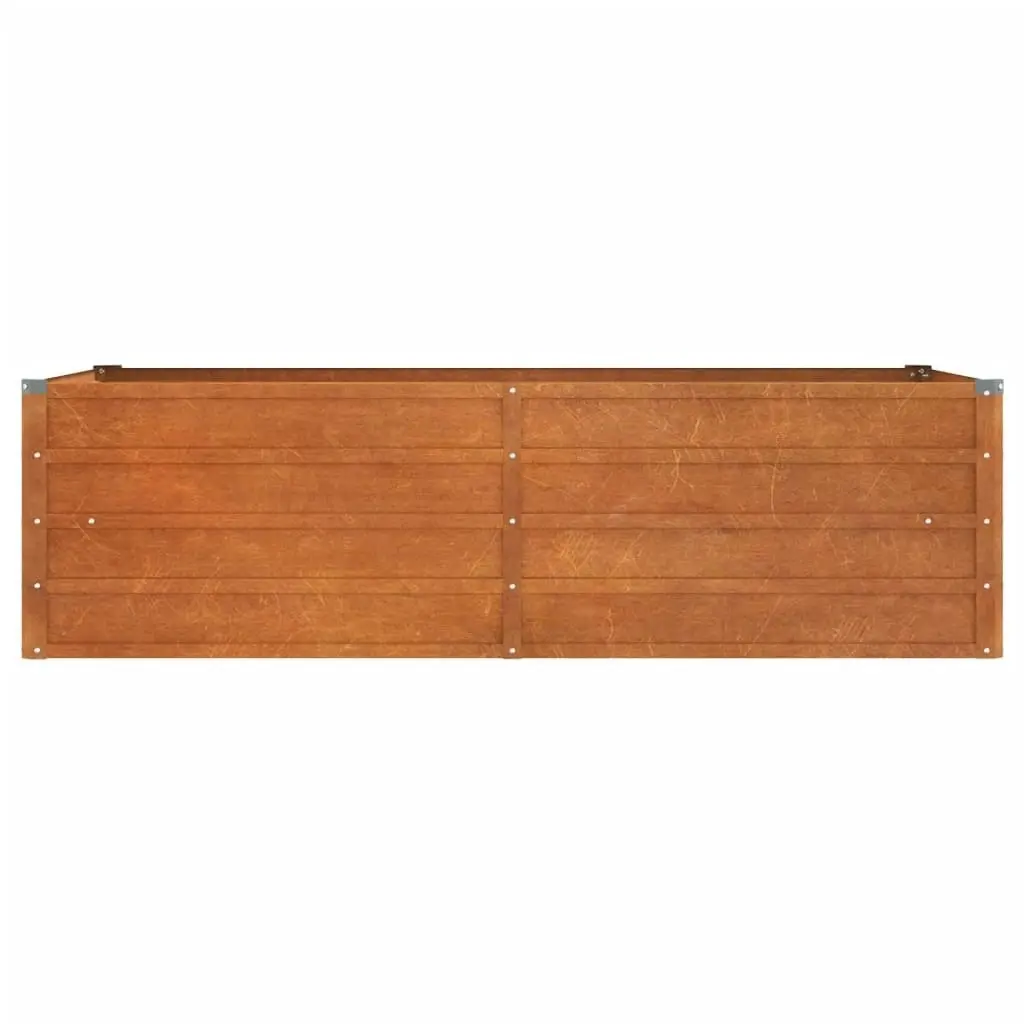 Garden Raised Bed Rusty 160x80x45 cm Corten Steel 151958