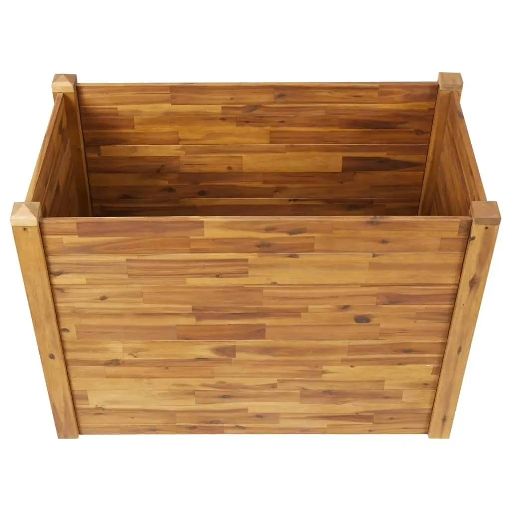 Garden Raised Bed 110x60x84 cm Solid Acacia Wood 46579