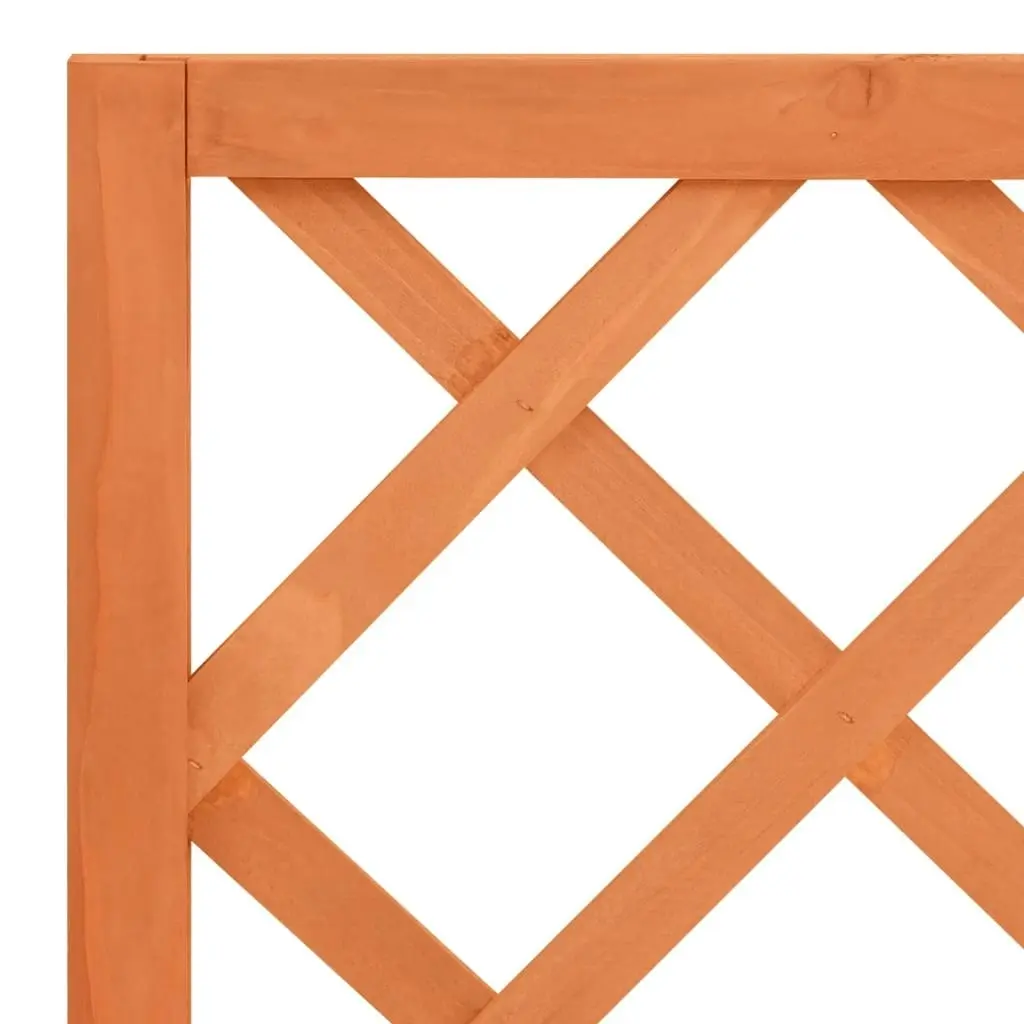 Garden Trellis Planter Brown 70x30x135 cm Solid Firwood 316426