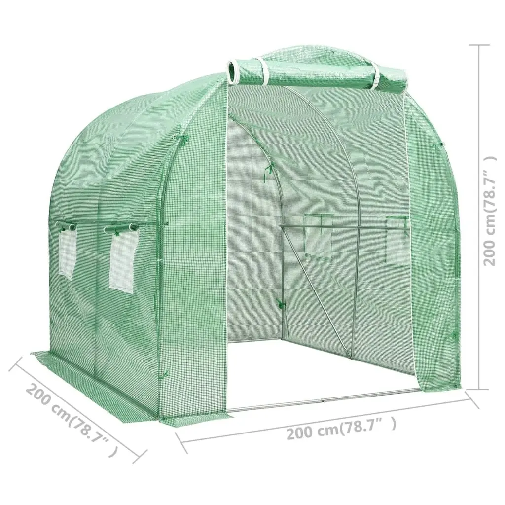 Greenhouse 4 mÂ² 2x2x2 m 48163