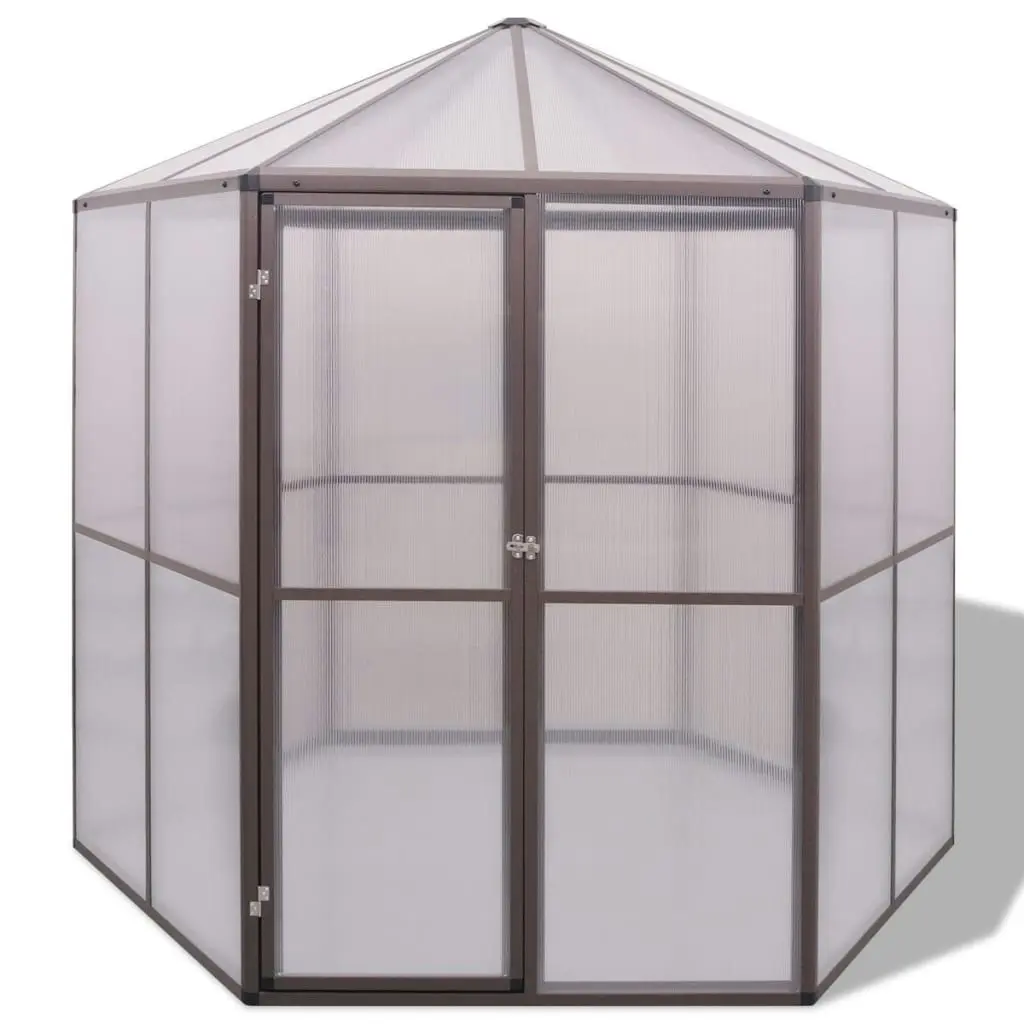 Greenhouse Aluminium 240x211x232 cm 48836