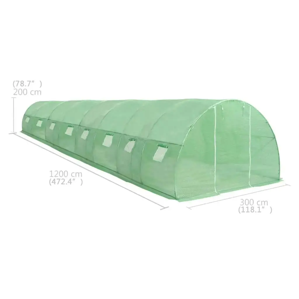 Greenhouse 36 mÂ² 1200x300x200 cm 45538