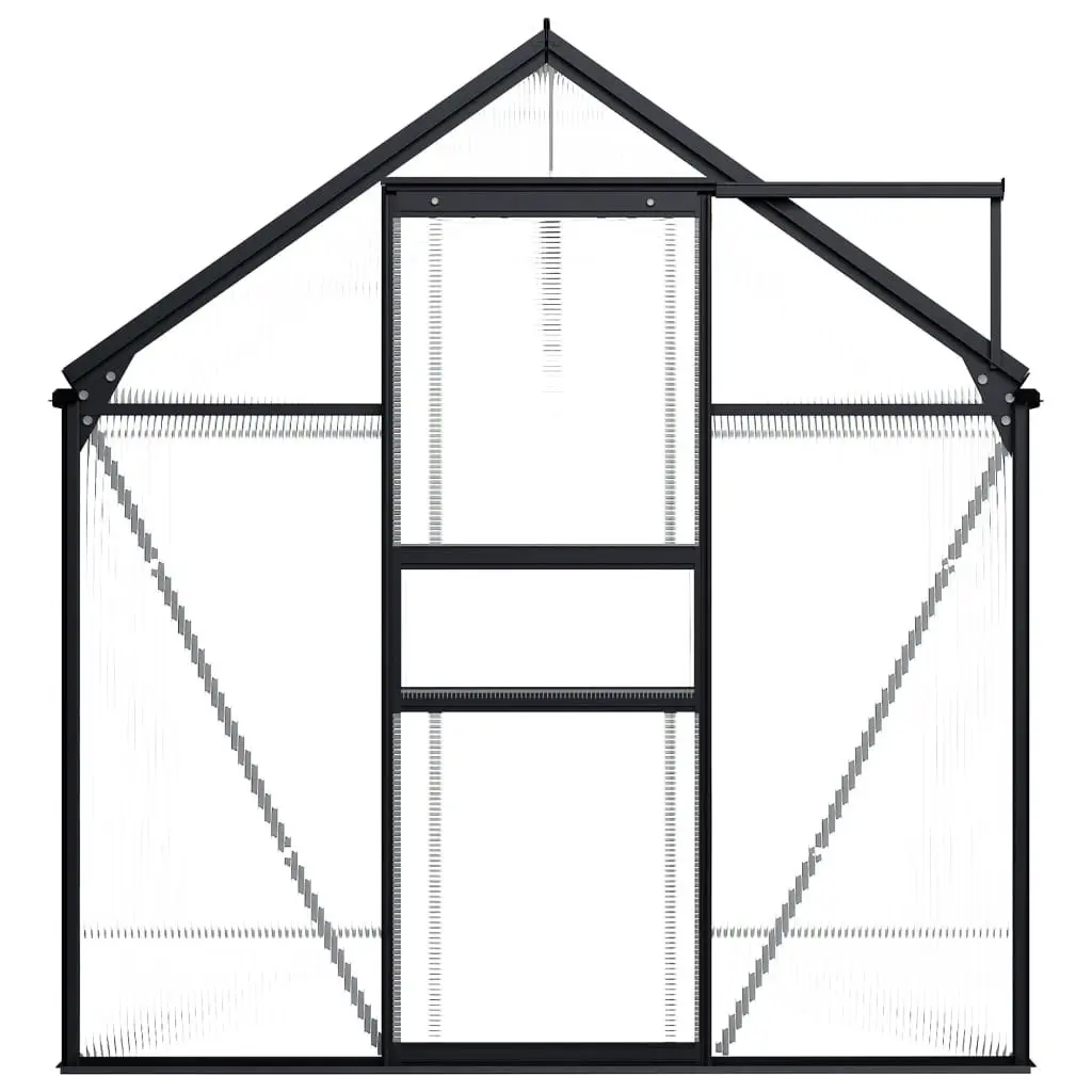 Greenhouse Anthracite Aluminium 4.75 mÂ² 48210