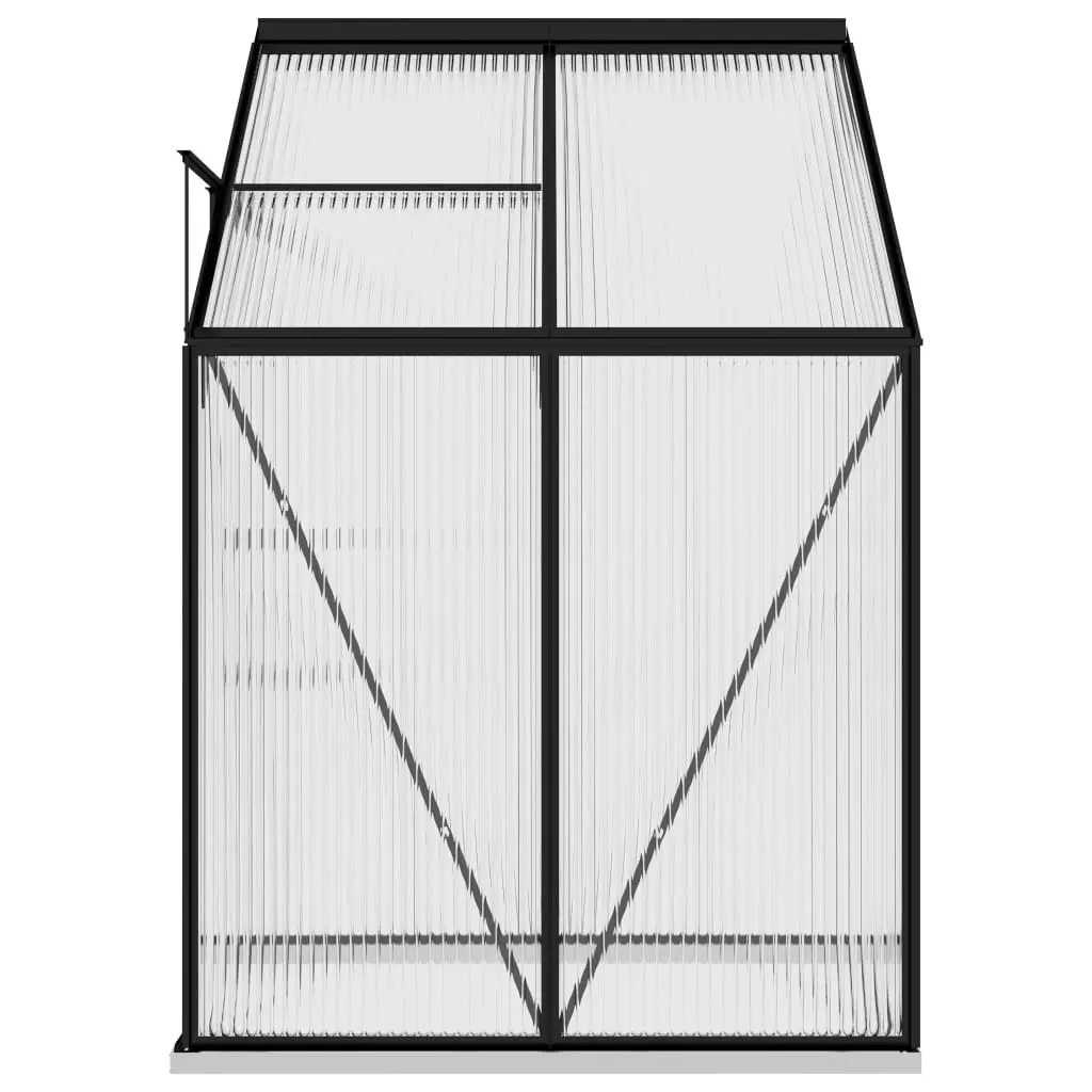 Greenhouse Anthracite Aluminium 2.7 mÂ³ 312049