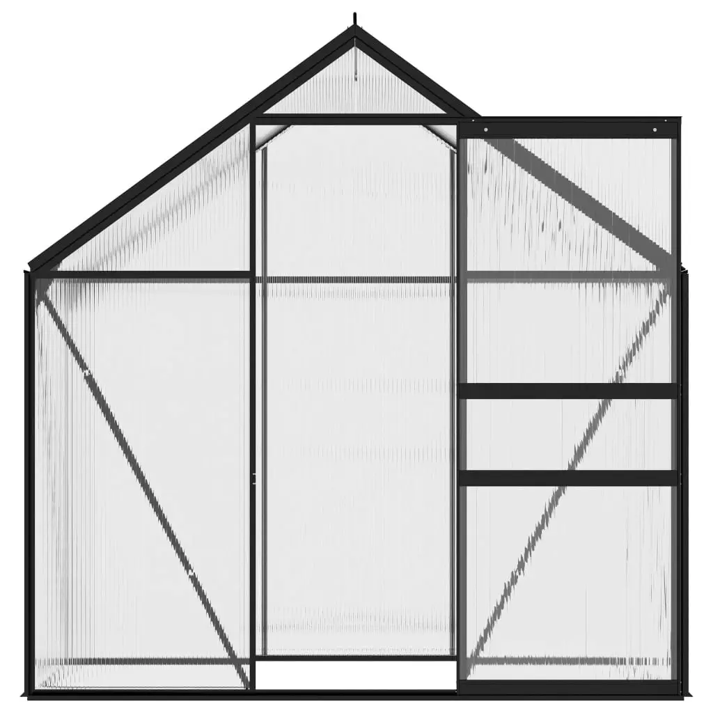 Greenhouse Anthracite Aluminium 1.33 mÂ² 312056