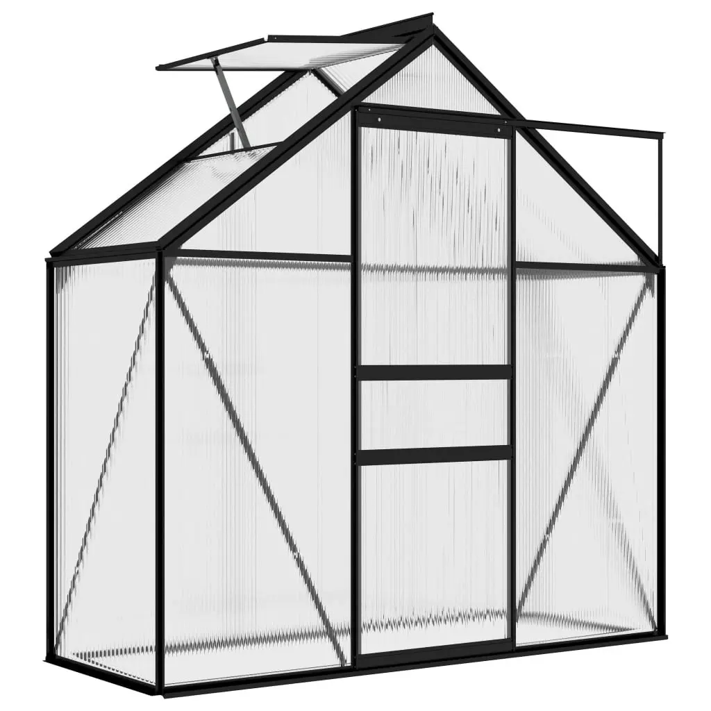 Greenhouse Anthracite Aluminium 1.33 mÂ² 312056