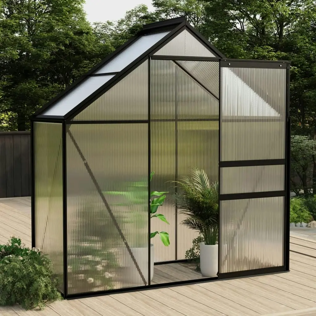 Greenhouse Anthracite Aluminium 1.33 mÂ² 312056