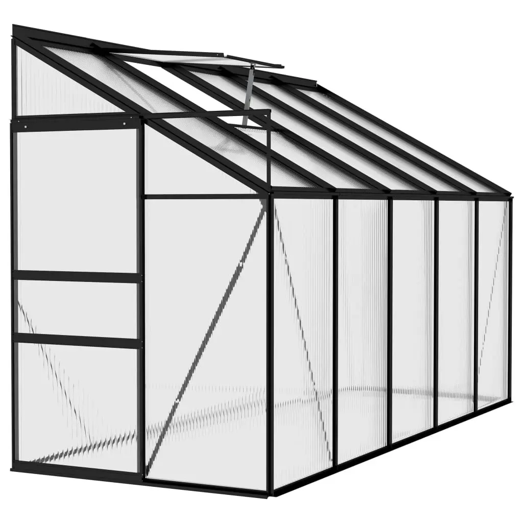 Greenhouse Anthracite Aluminium 6.23 mÂ³ 312046