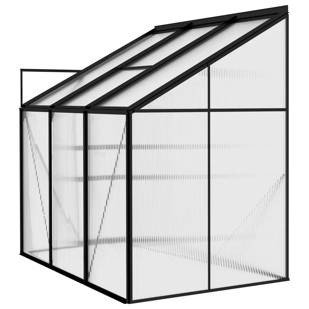 Greenhouse Anthracite Aluminium 3.8 mÂ³ 49311