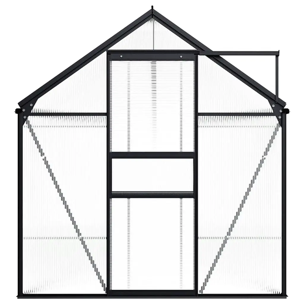 Greenhouse Anthracite Aluminium 9.31 mÂ² 48214