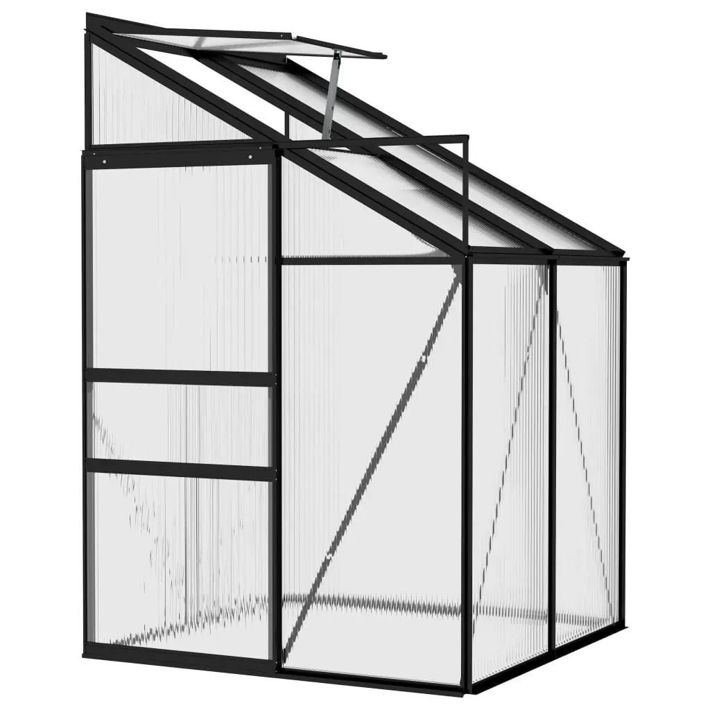 Greenhouse Anthracite Aluminium 2.59 mÂ³ 312044