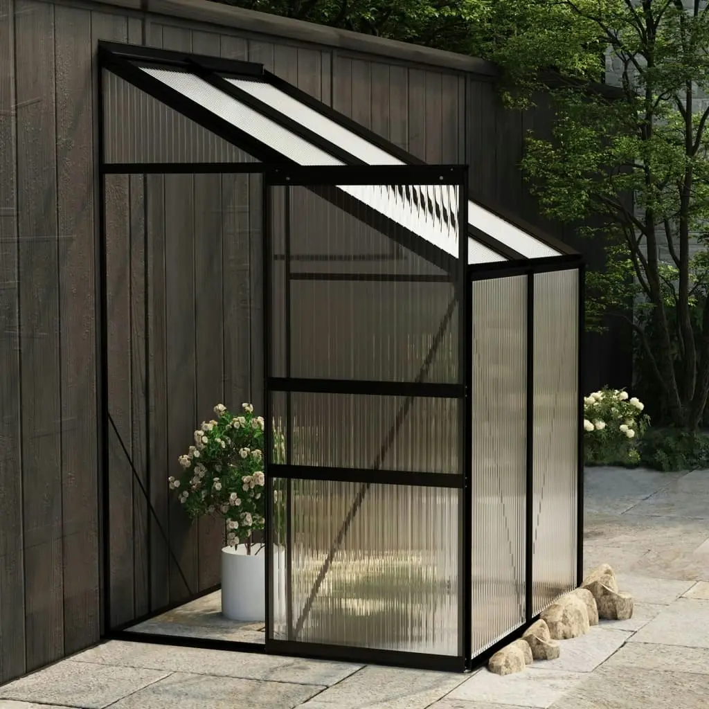 Greenhouse Anthracite Aluminium 2.59 mÂ³ 312044