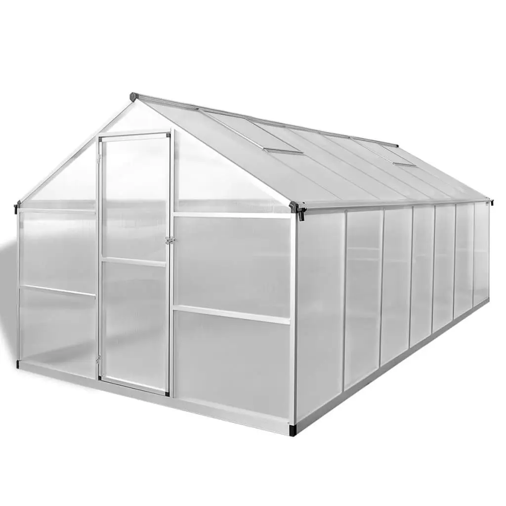 Greenhouse Reinforced Aluminium 10.53 mÂ² 43556