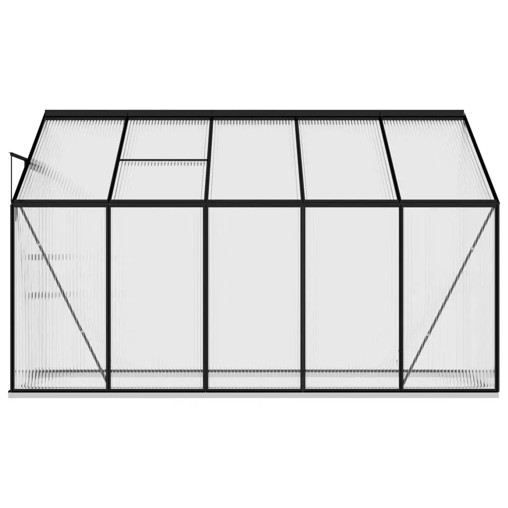 Greenhouse Anthracite Aluminium 6.5 mÂ³ 312052