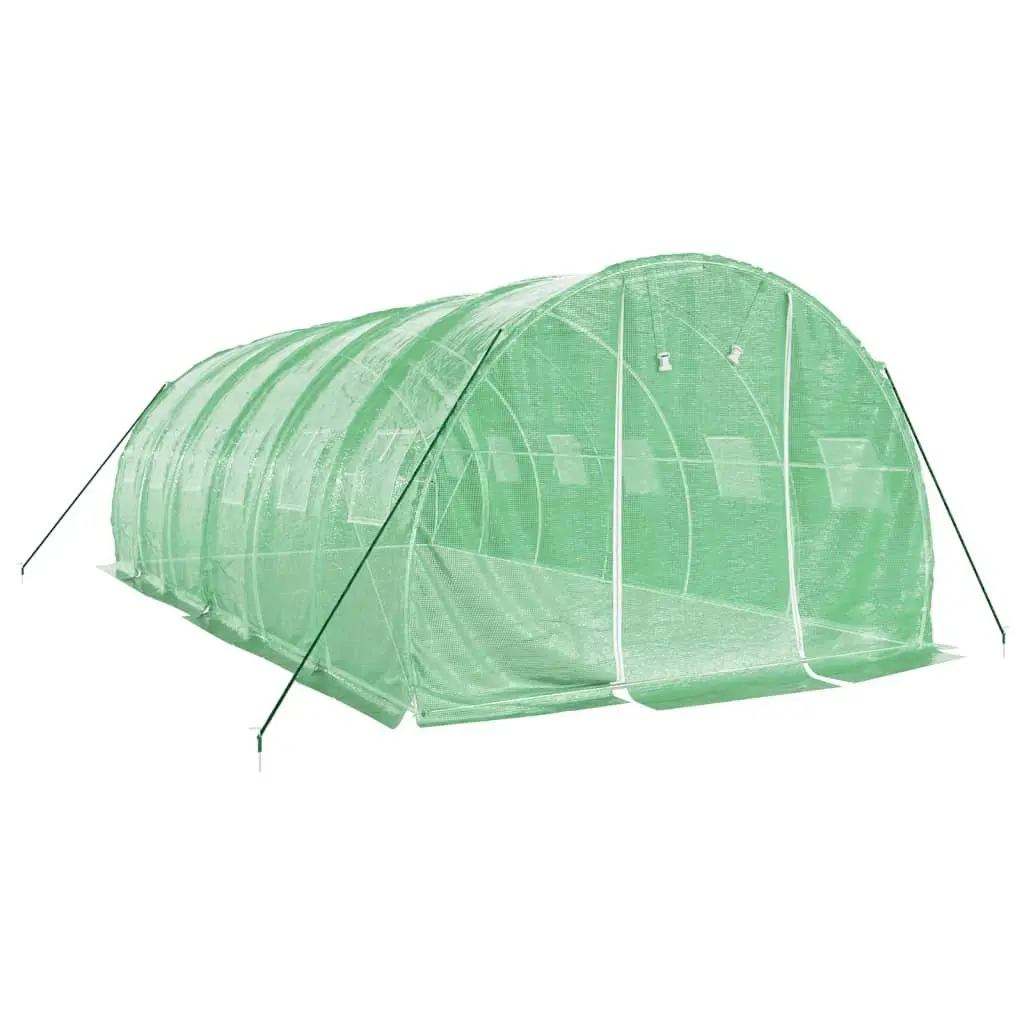 Greenhouse with Steel Frame Green 18 mÂ² 6x3x2 m 3188040