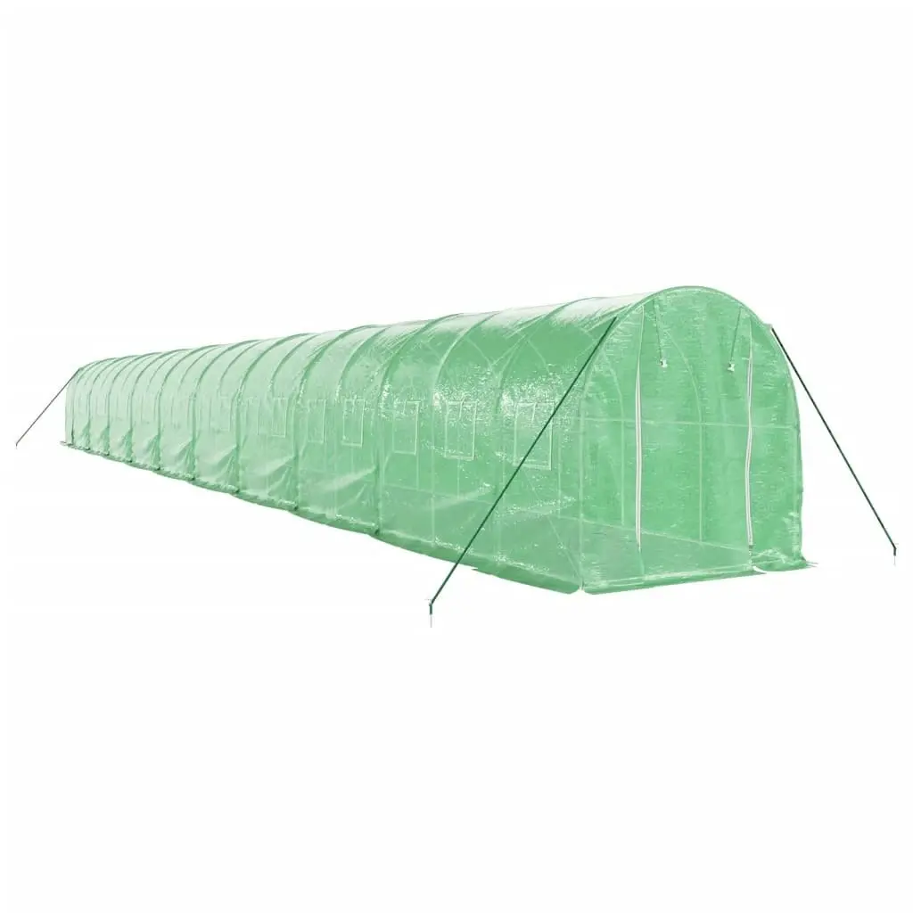 Greenhouse with Steel Frame Green 40 mÂ² 20x2x2 m 3188025