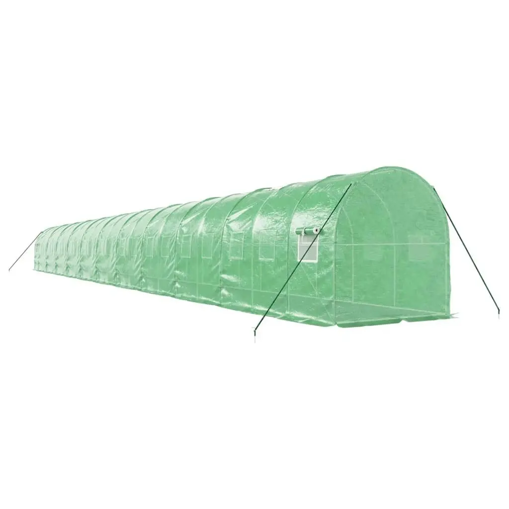 Greenhouse with Steel Frame Green 44 mÂ² 22x2x2 m 3188026