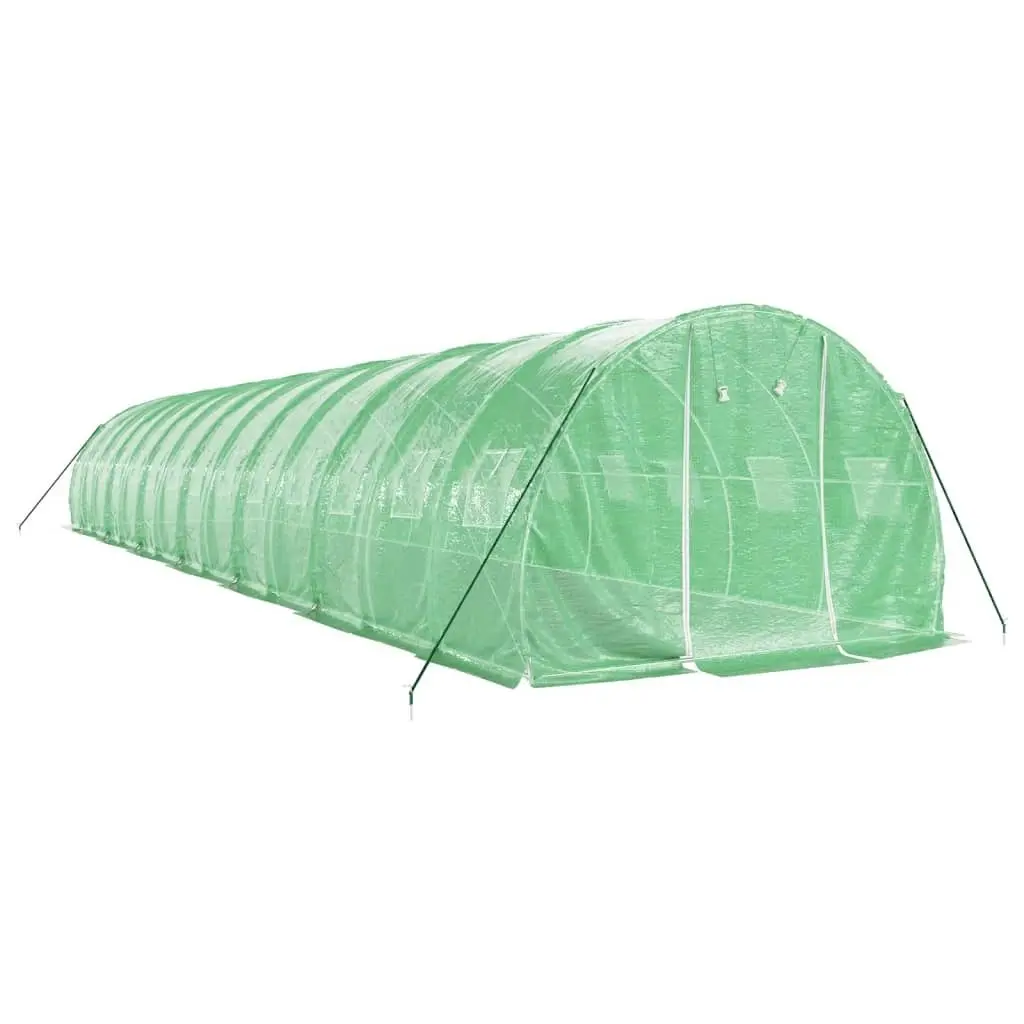 Greenhouse with Steel Frame Green 42 mÂ² 14x3x2 m 3188044