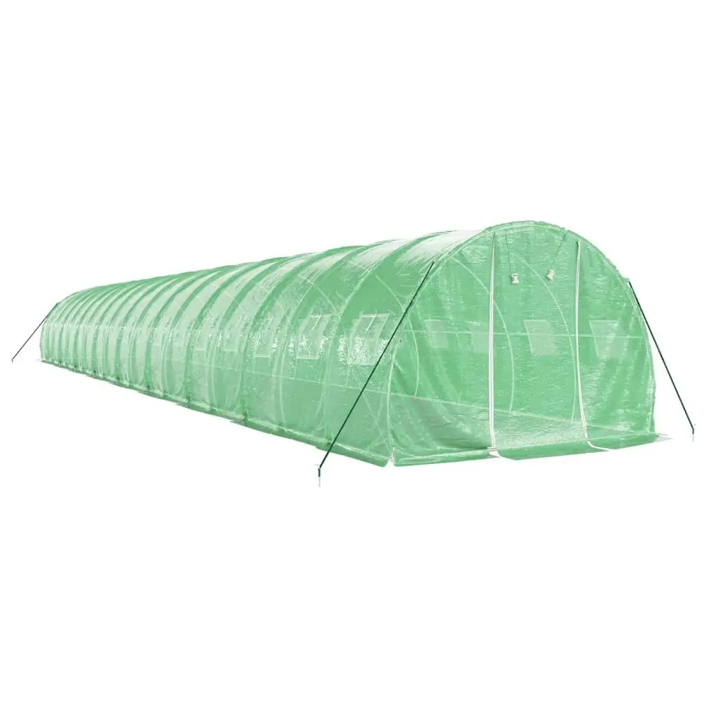 Greenhouse with Steel Frame Green 54 mÂ² 18x3x2 m 3188046